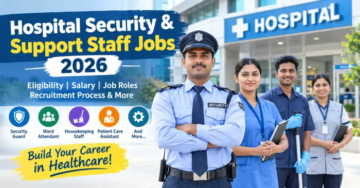 Hospital Security & Support Staff Jobs 2026: Salary & Eligibility