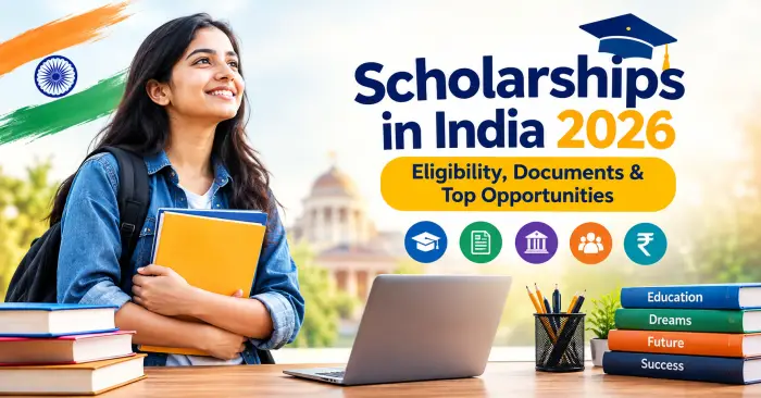 Scholarships in India 2026: Eligibility, Documents, Application Process & Top Opportunities
